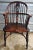 19th Century Handcrafted English Oak Windsor Armchair with great patina. Measures 20" in width, 20" in depth and 36.5" in...