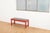 Wooden Side Table with Red Lacquer Black Glass Top For Sale - Image 11 of 13