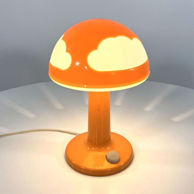 1980s Orange Fun Table Lamp by Henrik Preutz for Ikea, 1990s For Sale - Image 5 of 8