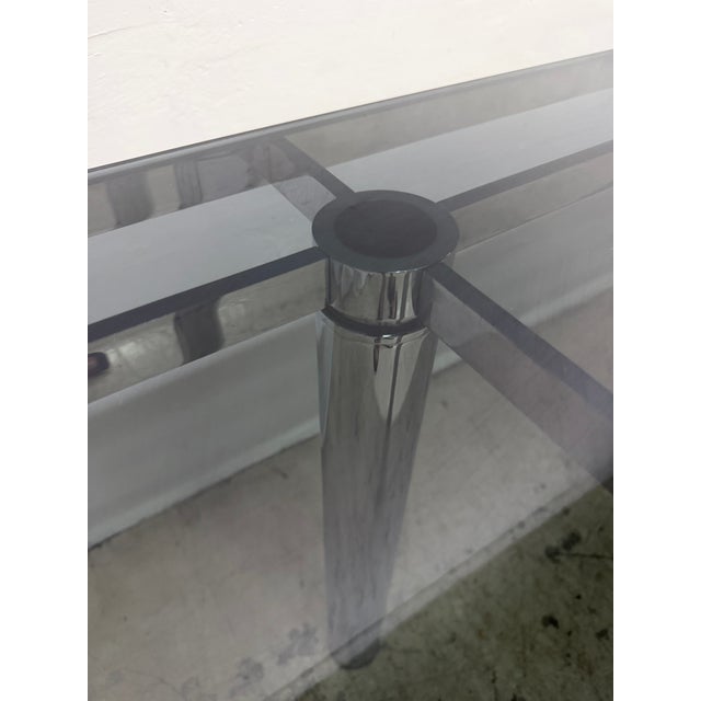 Tobia Scarpa Smoked Glass “Andre” Dining or Conference Table for Gavina, 1970s For Sale - Image 10 of 18