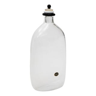 Murano Glass Bottle with Stopper by Giovanni Cenedese, 1970s For Sale