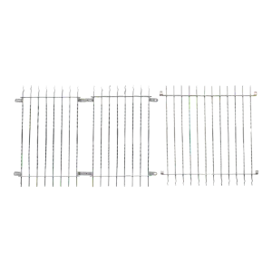 Hand Forged Set of Three Wrought Iron Window Grates