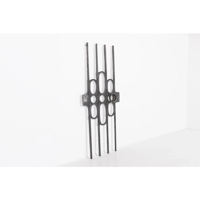 Brutalist Casted Door Fixture, Germany, 1980s For Sale - Image 6 of 7