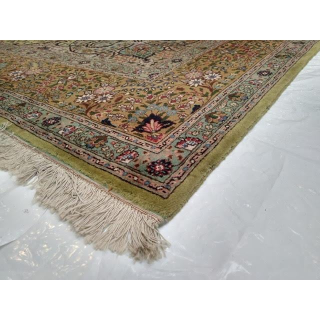 Textile Vintage Persian Tabriz , 8'3" X 11'3" For Sale - Image 7 of 7
