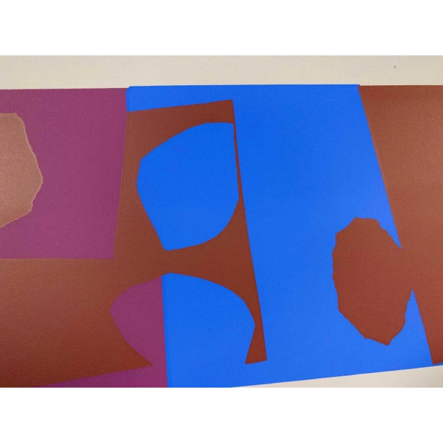 Modern Josef Albers Original Silkscreen 1963 [XVIII-6b] Limited Ed. W/Archival Frame For Sale - Image 4 of 6