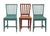 Painted Pine Harlequin Dining Chairs, 1860, Set of 6 For Sale - Image 6 of 15