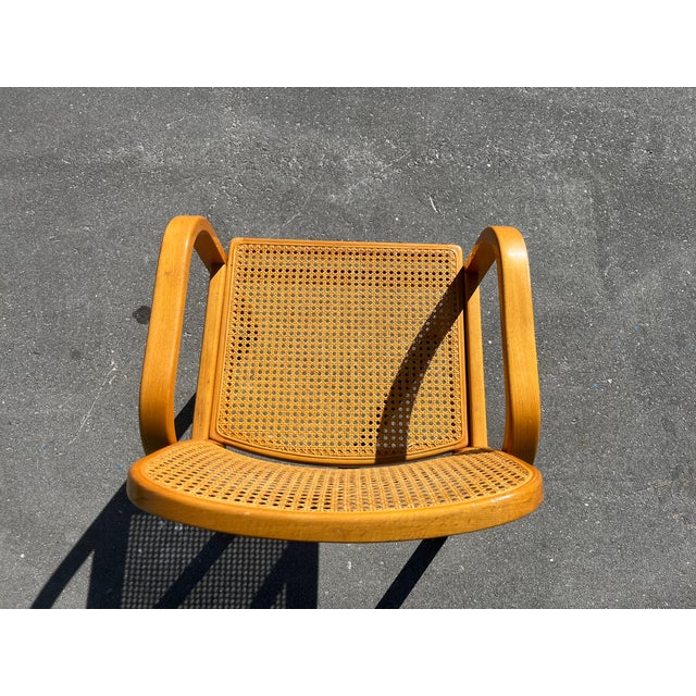 Bentwood and Cane Arm Chair, 1960 For Sale - Image 13 of 13