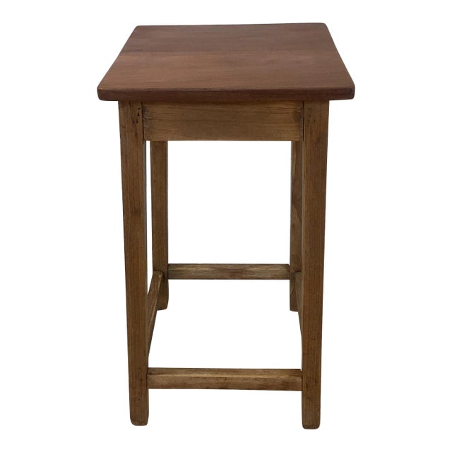 Vintage Hardwood Stand For Sale