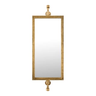 Ronin Gold Metal Wall Mirror For Sale
