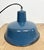 Industrial Blue Enamel Factory Pendant Lamp, 1960s For Sale - Image 14 of 16
