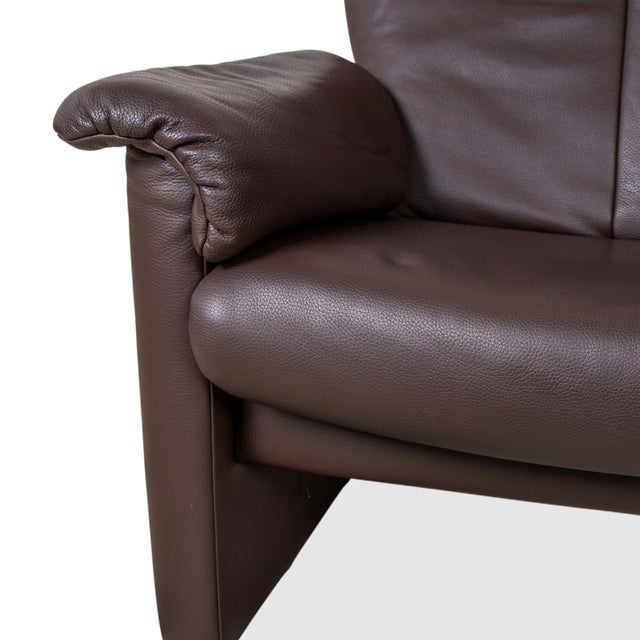 Two-Seater Leather Sofa from Erpo Milano For Sale - Image 6 of 12