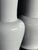 Imposing Pair Chinese Off-White Glazed Ceramic Baluster Form Lamps For Sale - Image 4 of 14