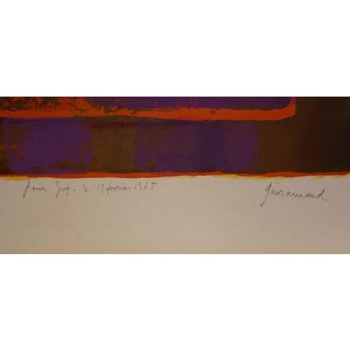 Paul Guiramand, Still Life with Bouquet, Original Signed Lithograph For Sale - Image 6 of 8