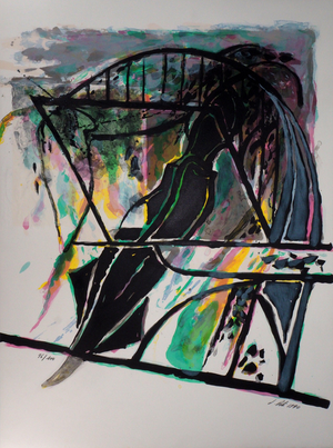Jacques Poli, Cohérence abstraite, Lithograph