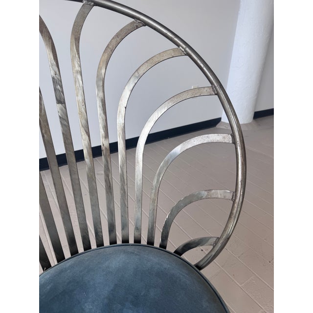 Mid Century Steel Sculptural Dining Chairs Attributed to Arthur Umanoff For Sale - Image 16 of 16