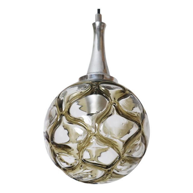 Murano Glass Pendant Lamp from Doria Leuchten, Germany, 1960s For Sale