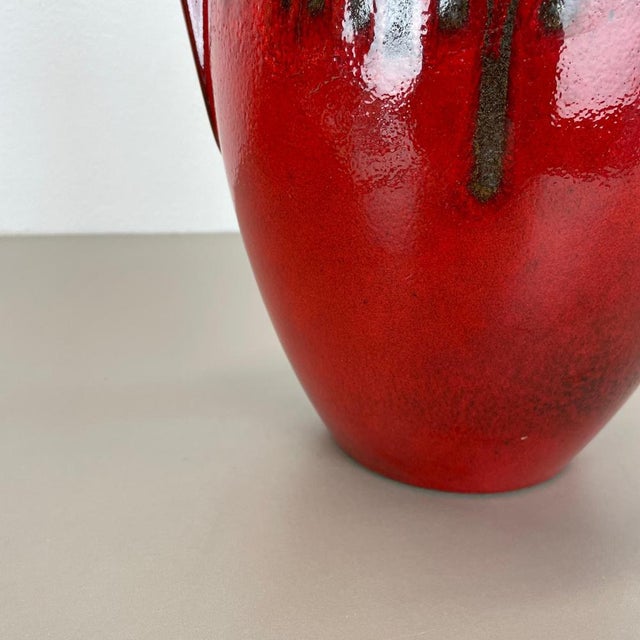 Large Pottery Fat Lava Lora-Style 279-38 Floor Vase from Scheurich, 1970s For Sale - Image 16 of 18
