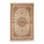 Late 20th Century Rare Finely Woven Persian Silk Qum, Handmade Oriental Rug, Soft Ivory For Sale