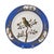 Blue Royal Blue Bird Display Plates from Chelsea House, 1980s, Set of 4 For Sale - Image 8 of 11