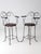 Antique a.h. Andrews Wire Ice Cream Parlor Bar Stools For Sale - Image 13 of 16