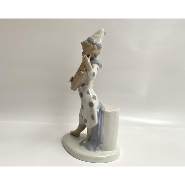 Vintage Porcelain Pierrot Figurine, 1970s For Sale - Image 3 of 8