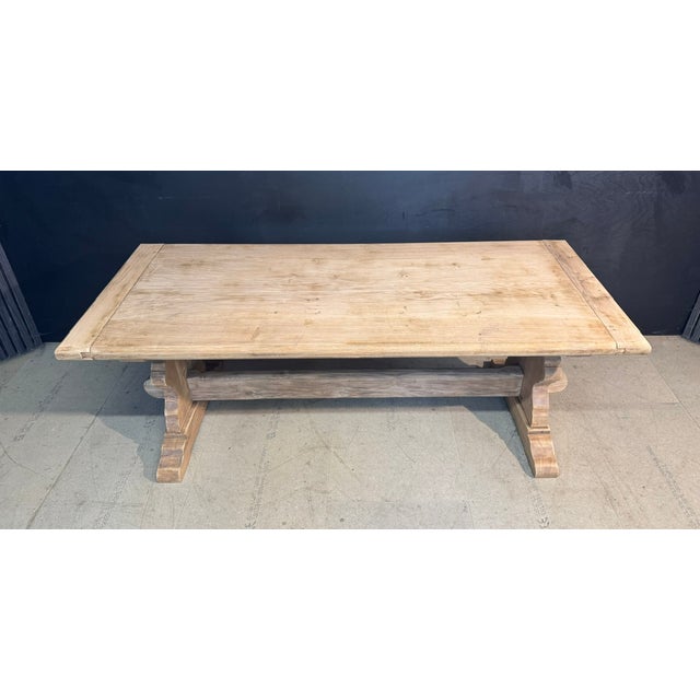 Oak Farmhouse Dining Table, 1920 For Sale - Image 15 of 18