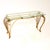 Vintage Italian Brass and Glass Console Table, 1960s For Sale - Image 11 of 11