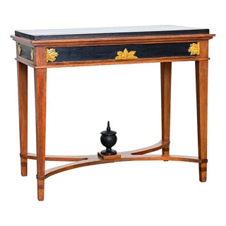 Swedish 19th Century Biedermeier Console – Center Table For Sale