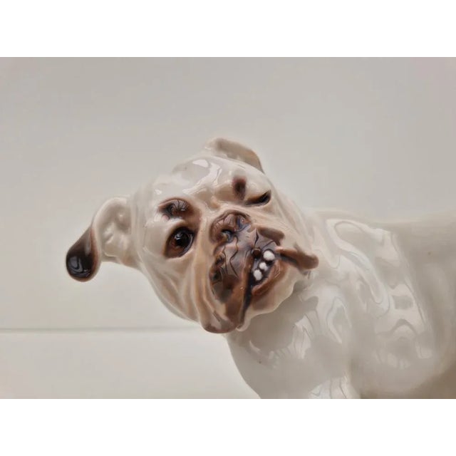 Ceramic English Bulldog Figurine from Bing & Grondahl, 1960s For Sale - Image 7 of 9