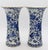 Pair of C. 1800 Delft Blue and White Vases For Sale - Image 4 of 8