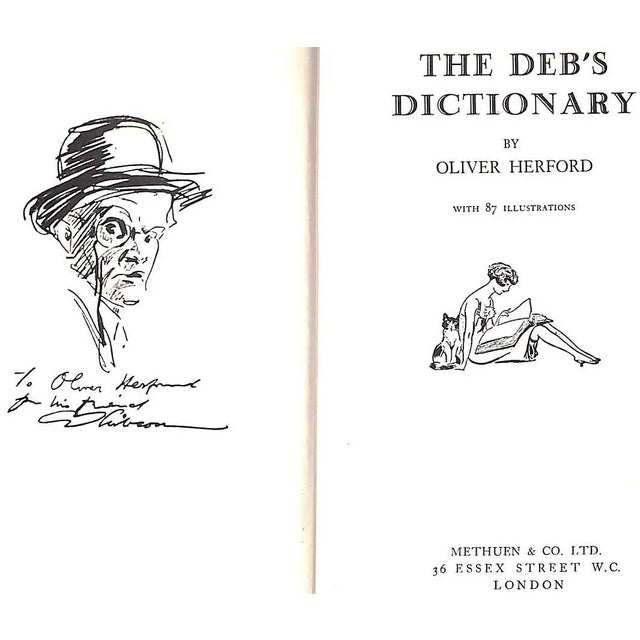 Traditional "The Deb's Dictionary" 1932 Herford, Oliver For Sale - Image 3 of 10
