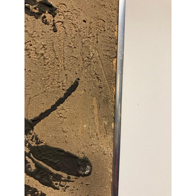 Italian Abstract Expressionist Painting by Ugo Sterpini, Signed and Dated 1958 For Sale - Image 9 of 12