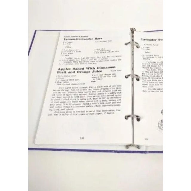 2003 Low Country Herb Society Recipes Vintage 3-Ring Binder Cookbook – 184 Pages For Sale - Image 11 of 11
