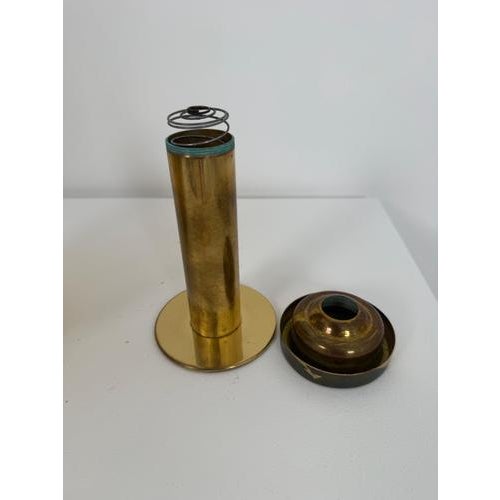 Gold L102/27 Claudia Candleholder in Brass from Hans-Agne Jakobsson AB Markaryd, Sweden, 1960s For Sale - Image 8 of 13
