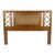 Mid-Century Palm Beach Regency Faux Bamboo and Cane Queen Headboard Attributed to Dixie - Tahiti Collection For Sale