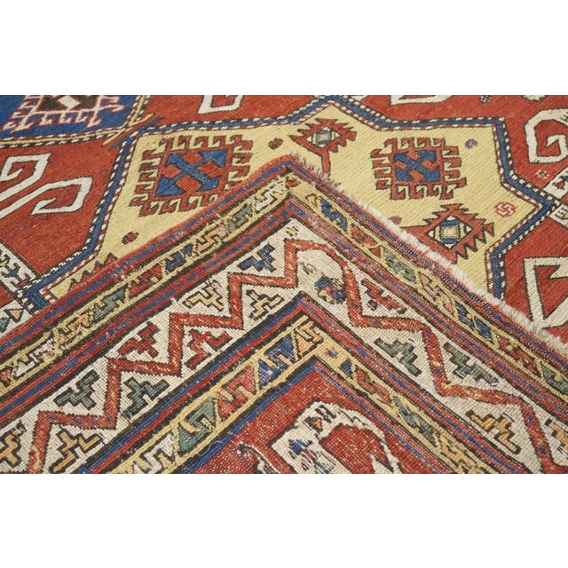 Antique Sumak Rug 4'7'' x 7'9''.