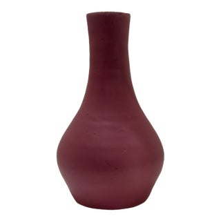 1940s Pink Cherokee Native American Pottery Vase – Signed “Kelly #988 For Sale