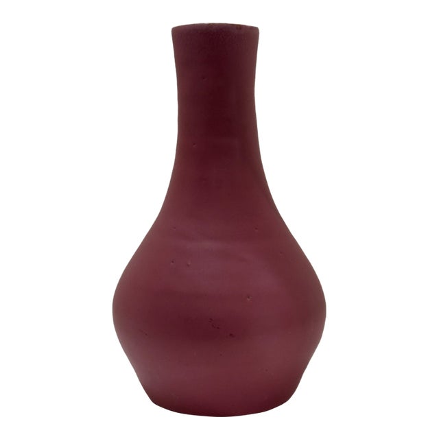 1940s Pink Cherokee Native American Pottery Vase – Signed “Kelly #988 For Sale