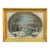 Antique Oil on Board Winter Landscape in First Finish Frame C1870 For Sale
