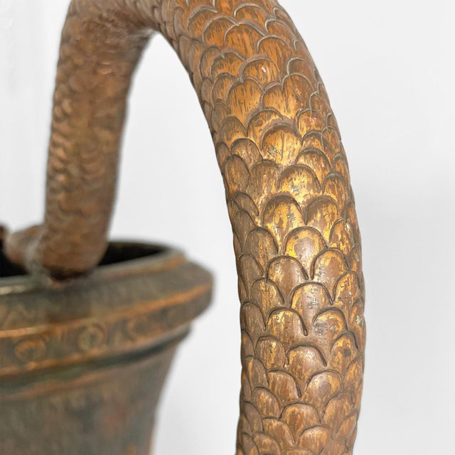 Copper Hellenic Italian Bronze Amphora by Virgilio Bono, 1960s For Sale - Image 8 of 18