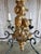 Early 20th Century Italian Rococo Painted Wood & Iron 6-Light Chandelier With Fruit Garland For Sale - Image 5 of 10