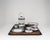Bauhaus Art Deco Cantana Najade Tête-À-Tête for Two on Wooden Tray from Fürstenberg and Alessi, 1980s, Set of 14 For Sale - Image 3 of 18