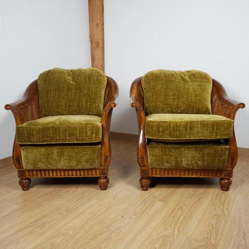 Vintage Beregére Chairs, 1940s, Set of 2 For Sale - Image 4 of 9