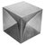 Alea Decorative Small Object 2 in Brushed Stainless Steel by Valeria Vasi For Sale - Image 12 of 12