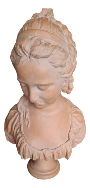 Vintage Terracotta Bust, 1960s