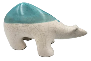 Vintage Polar Bear Figurine, 1960s