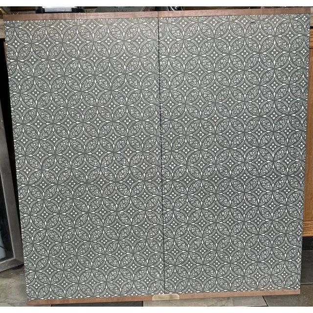 Mid 20th Century Large Antique - Vintage Chinese Folding Hand Painted Table Screen Panel Divider For Sale - Image 5 of 18