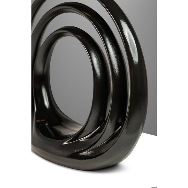 Post Modern Art Deco Sculpture in Porcelain, Usa, C. 1980s For Sale - Image 11 of 11