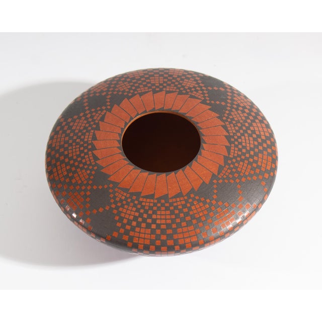 Mexican Signed Pottery Vessel by Luis Rodriguez For Sale - Image 3 of 6