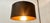 Lackfolie with Gold Interior Silk Cord Suspension Light For Sale - Image 11 of 14